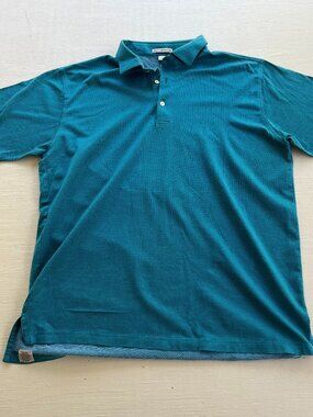 peter millar blue polo large